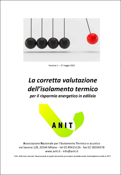 La corretta valutazione dell'isolamento termico