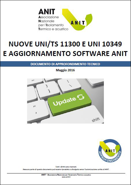 Aggiornamento normativo UNI/TS 11300 e UNI 10349