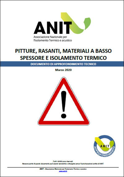 pitture, rasanti e isolamento termico