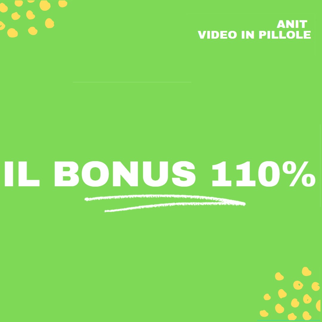 bonus 110% video in pillole verifica di h't ape convenzionali