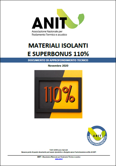 materiali isolanti e superbonus 110%