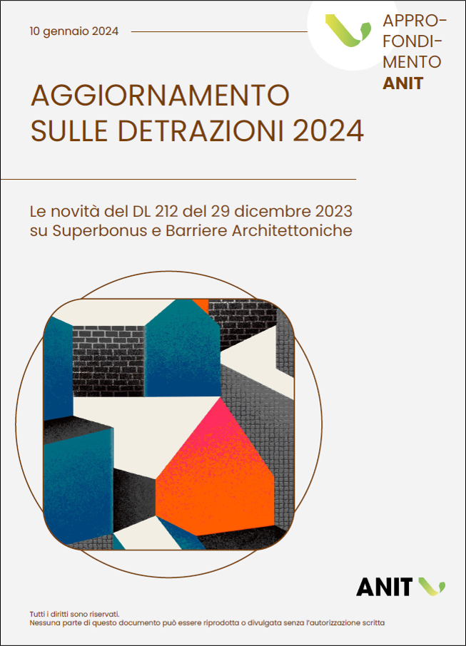 Aggiornamento sulle detrazioni 2024 copertina